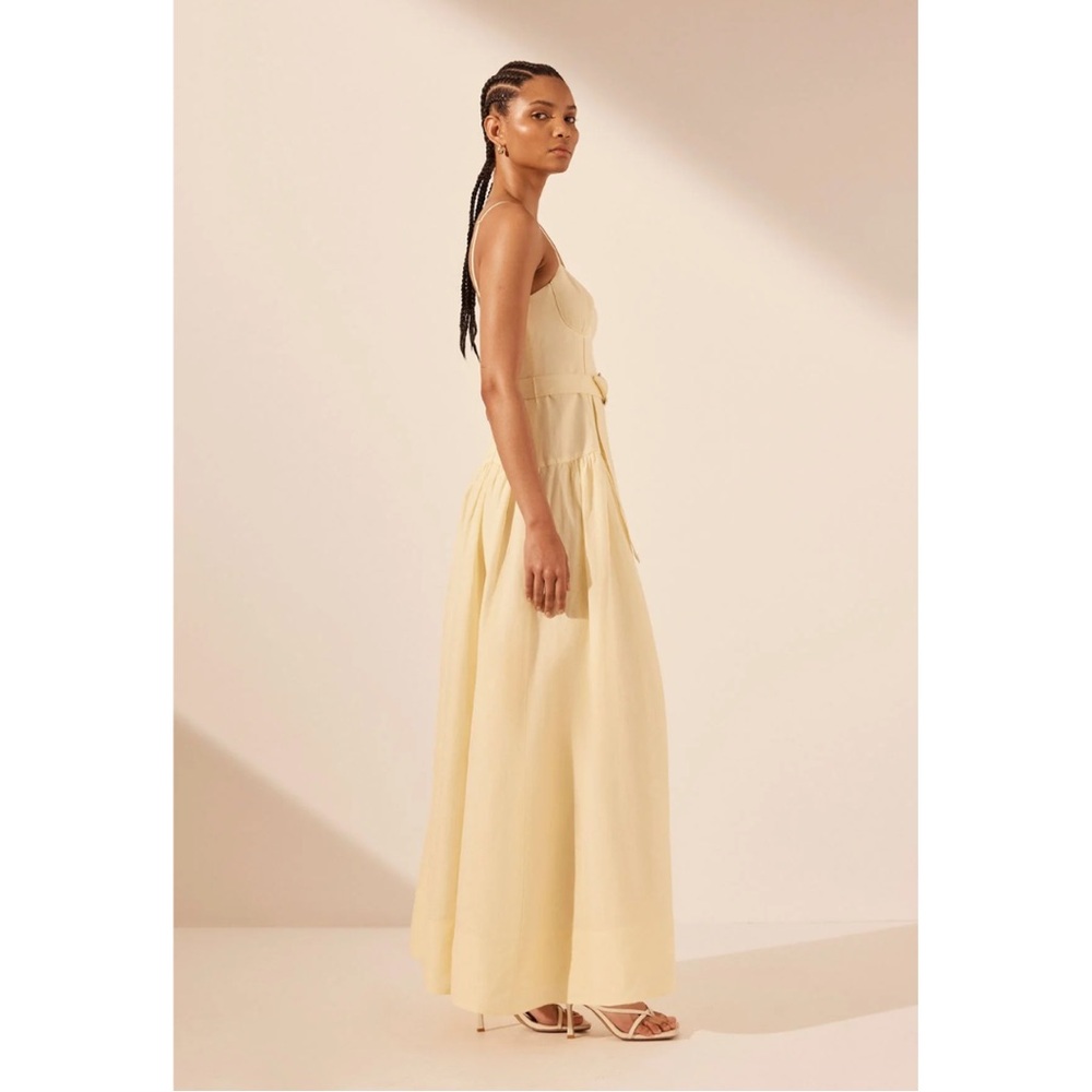 Shona Joy Limon Panelled Bustier Maxi Dress - US 4 *BNWT* - Picture 6 of 13